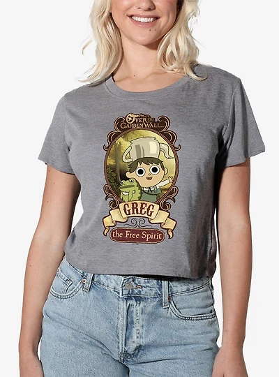 Over The Garden Wall Greg Poster Women's Crop Top T-Shirt