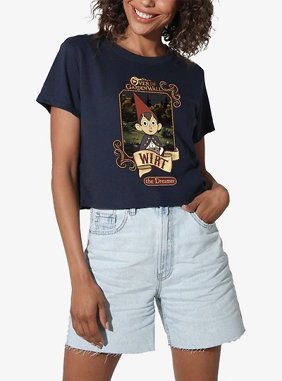 Over The Garden Wall Wirt Poster Women's Crop Top T-Shirt