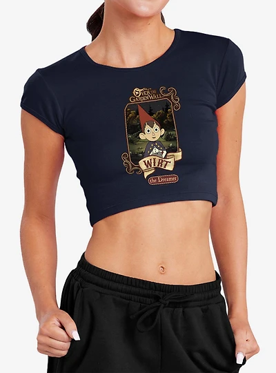 Over The Garden Wall Wirt Poster Cap Sleeve Baby Rib Women's Crop Top