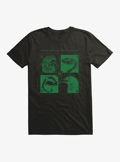 Harry Potter Hogwarts School Of Witchcraft And Wizardry T-Shirt