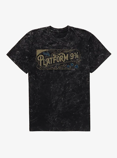 Harry Potter Platform Mineral Wash T-Shirt