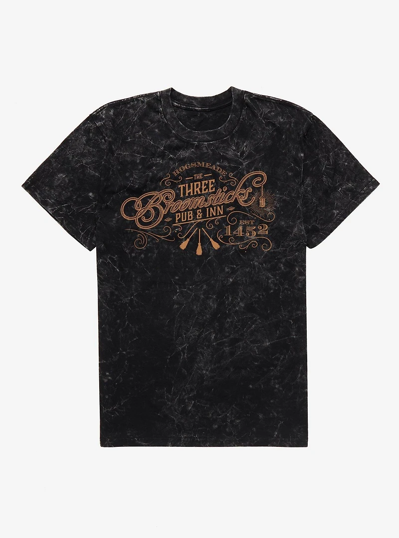 Harry Potter Three Broom Sticks Mineral Wash T-Shirt