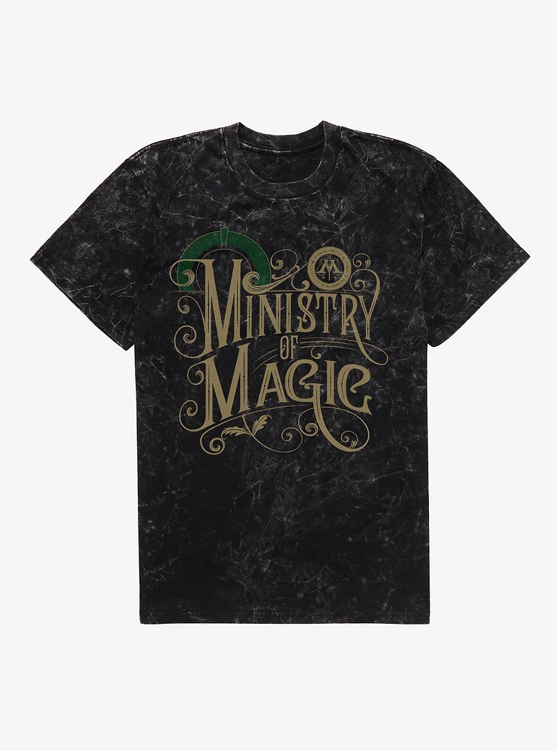 Harry Potter Ministry Of Magic Mineral Wash T-Shirt