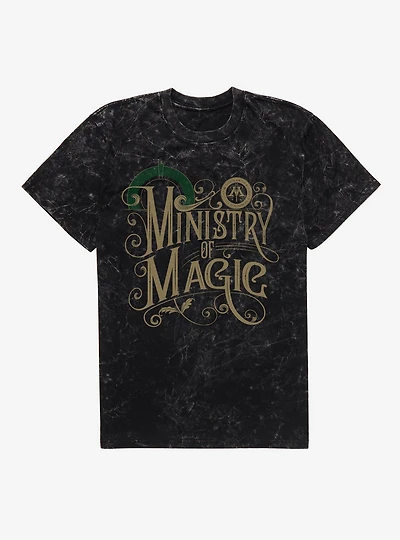 Harry Potter Ministry Of Magic Mineral Wash T-Shirt