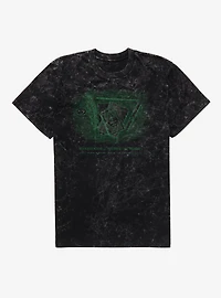 Harry Potter When Doubt Go To The Library Mineral Wash T-Shirt