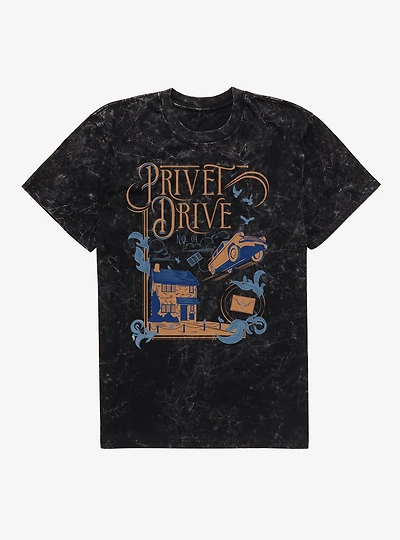 Harry Potter Privet Drive Mineral Wash T-Shirt