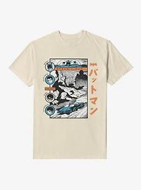DC Batman & Robin Comic Panel Duo Garment Dye T-Shirt