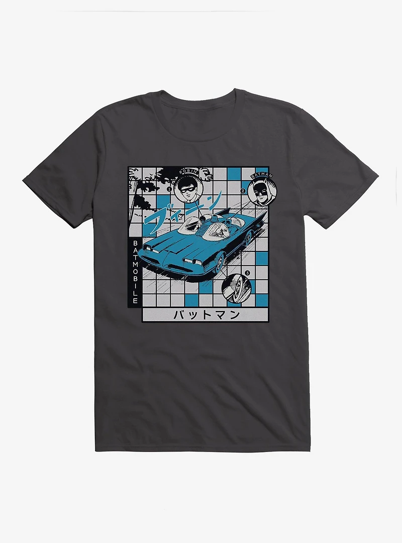 DC Batman & Robin Batmobile Duo T-Shirt