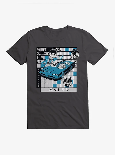 DC Batman & Robin Batmobile Duo T-Shirt
