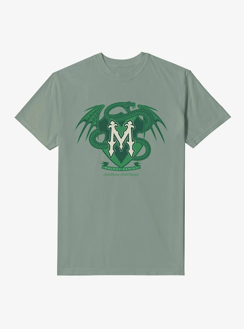 Harry Potter Malfoy Family Garment Dye T-Shirt
