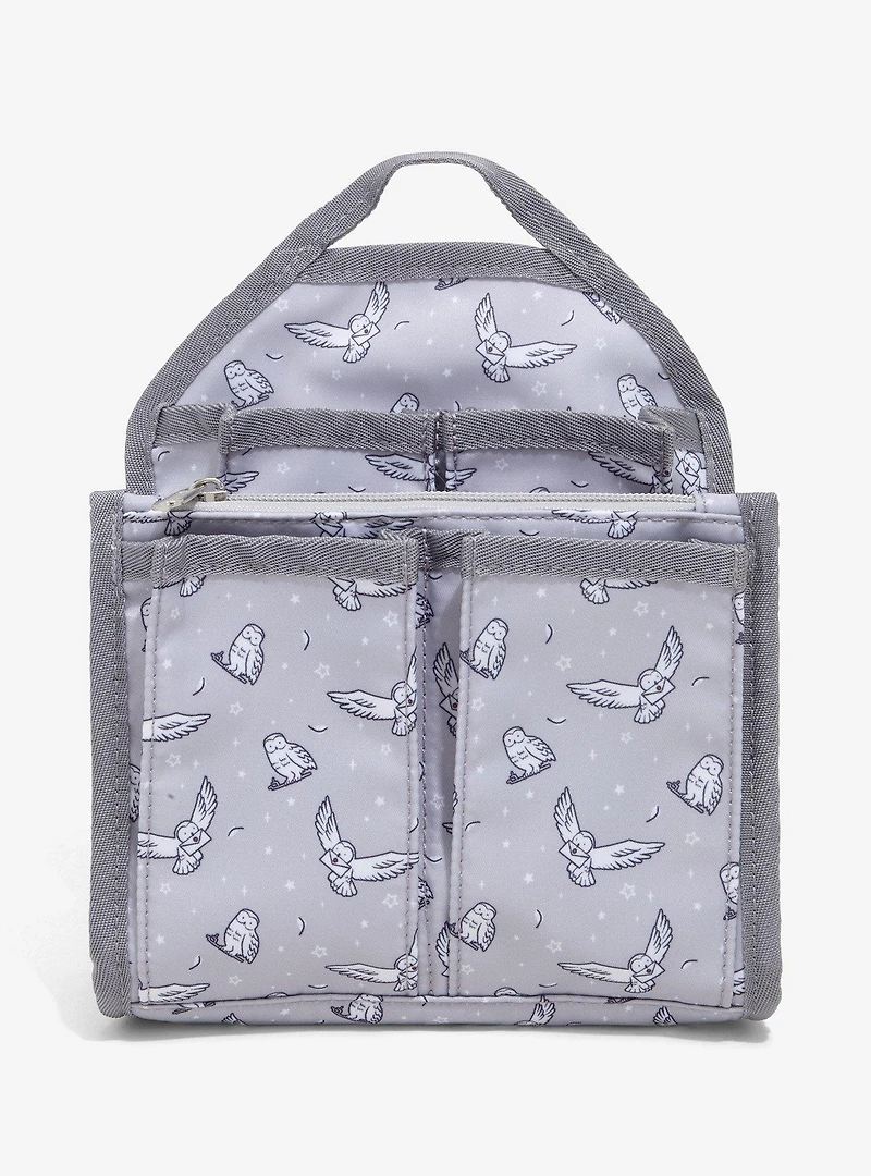 Harry Potter Hedwig Allover Print Mini Backpack Organizer - BoxLunch Exclusive