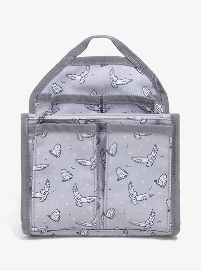 Harry Potter Hedwig Allover Print Mini Backpack Organizer - BoxLunch Exclusive