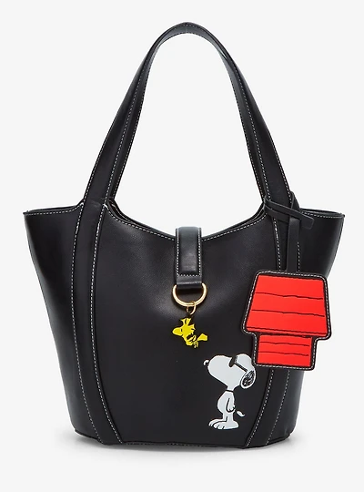 Peanuts Snoopy & Woodstock Sunglasses Pebble Textured Purse — BoxLunch Exclusive
