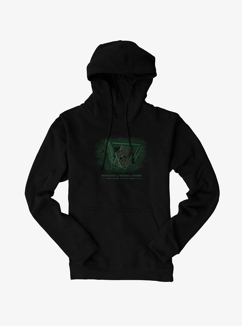 Harry Potter When Doubt Go To The Library Hoodie
