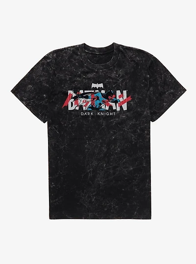 DC Batman Dark Knight Classic Mineral Wash T-Shirt