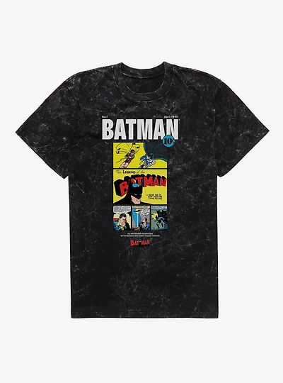 DC Batman 1940 Comic Legend Mineral Wash T-Shirt