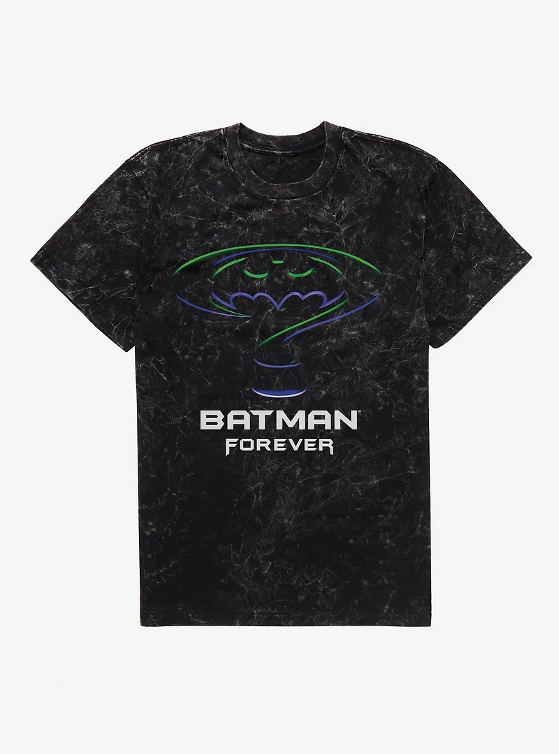 DC Batman Forever Logo Mineral Wash T-Shirt