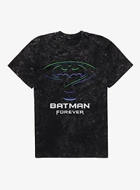 DC Batman Forever Logo Mineral Wash T-Shirt