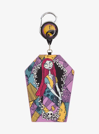 Disney The Nightmare Before Christmas Sally Pattern Coffin Retractable Lanyard - BoxLunch Exclusive
