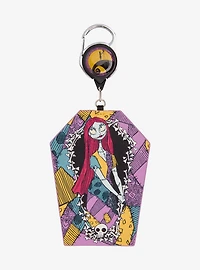 Disney The Nightmare Before Christmas Sally Pattern Coffin Retractable Lanyard - BoxLunch Exclusive