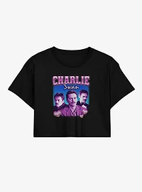 Twilight Charlie Swan Womens Crop T-Shirt