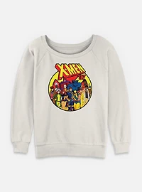 Marvel X-Men 97 Retro Icon Womens Slouchy Sweatshirt