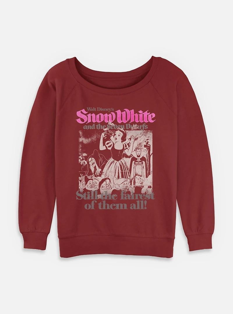 Disney Snow White and The Seven Dwarfs Still Fairest Of Them All Womens Slouchy Sweatshirt