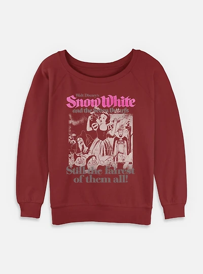 Disney Snow White and The Seven Dwarfs Still Fairest Of Them All Womens Slouchy Sweatshirt
