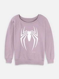 Marvel Spider-Man Spider Icon Womens Slouchy Sweatshirt