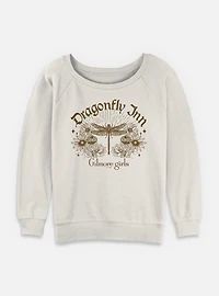 Gilmore Girls Dragonfly Inn Logo  Womens Slouchy Sweatshirt