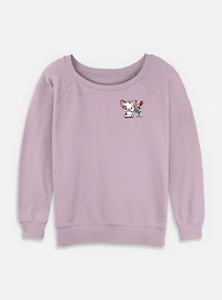Disney Moana Cute Pals Womens Slouchy Sweatshirt