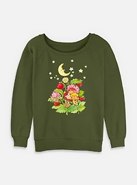 Strawberry Shortcake Berry Moon Womens Slouchy Sweatshirt