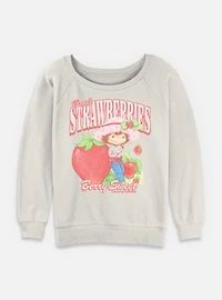Strawberry Shortcake Berry Sweet  Womens Slouchy Sweatshirt