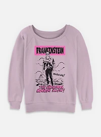 Universal Monsters Frankenstein The Original Horror Show Womens Slouchy Sweatshirt
