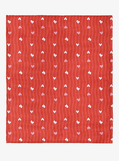 Line Hearts 60x80" Silk Touch Throw Blanket
