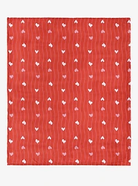 Line Hearts 60x80" Silk Touch Throw Blanket