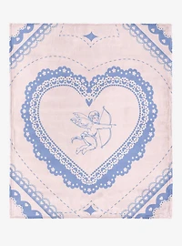 Vintage Hearts 60x80" Silk Touch Throw Blanket