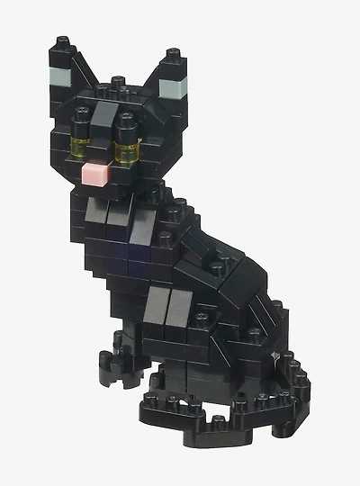 Kawada Nanoblock Cats Collection Series Black Cat Build Kit