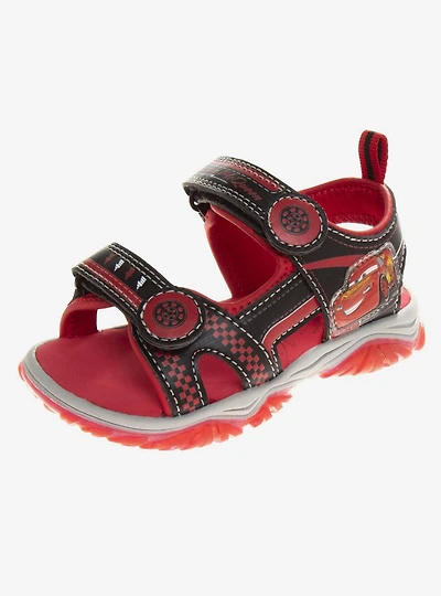 Disney Pixar Cars Hook & Loop Boys Open Toe Sport Sandals