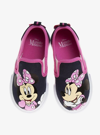 Disney Minnie Mouse Toddler & Girls Slip On Canvas Sneakers