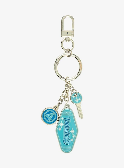 Loungefly Marvel The Fantastic Four: First Steps Motel Keys Keychain — BoxLunch Exclusive