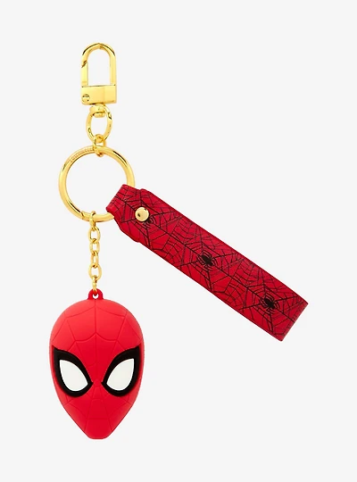 Loungefly Marvel Spider-Man Figural 3D Keychain With Wristlet — BoxLunch Exclusive