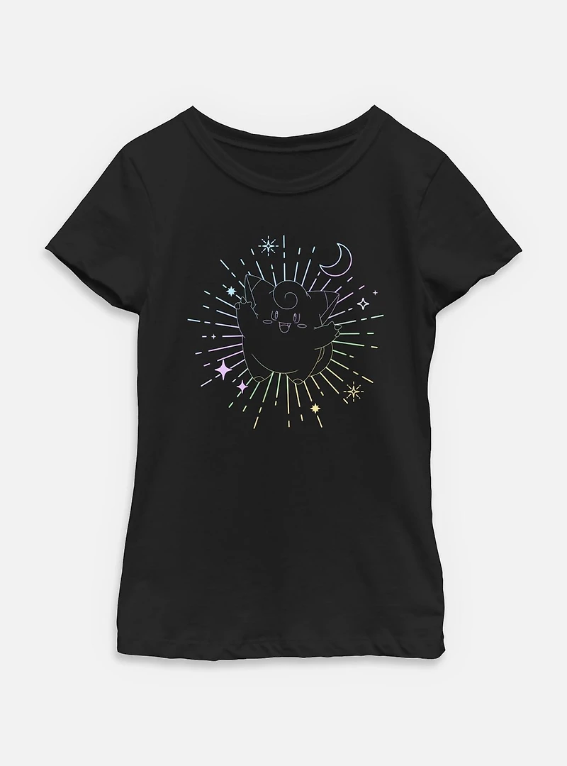 Pokemon Celestial Clefairy Youth Girls T-Shirt