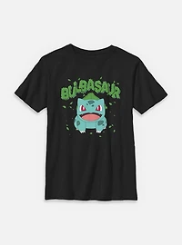 Pokemon Bulbasaur Grass Type  Youth T-Shirt