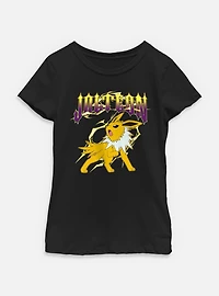 Pokemon Jolteon Thunder Metal Youth Girls T-Shirt