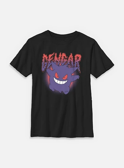Pokemon Gengar Poison Type Youth T-Shirt
