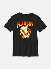 Pokemon Flareon Fire Attack Type Youth T-Shirt