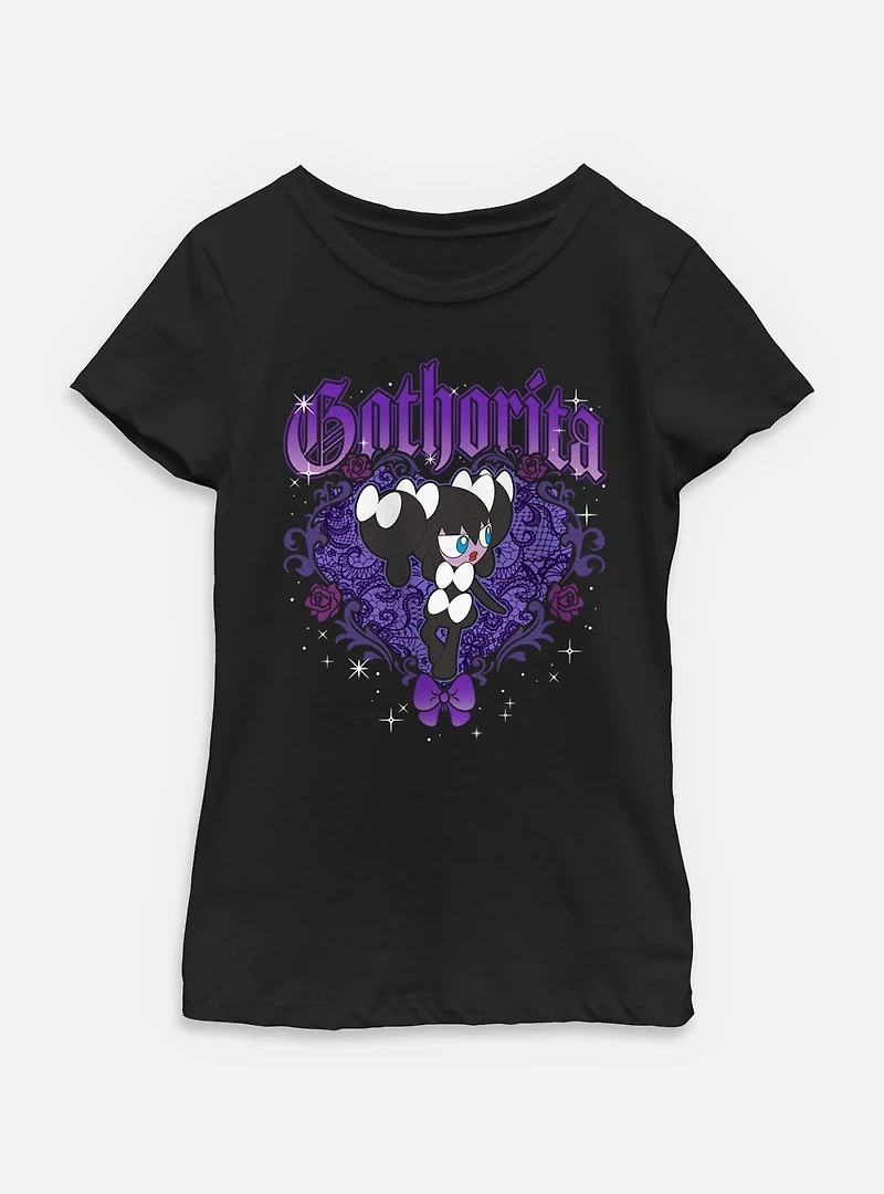 Pokemon Gothorita Psychic Type Youth Girls T-Shirt