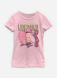 Pokemon Lickitung 0108 Normal Type Youth Girls T-Shirt