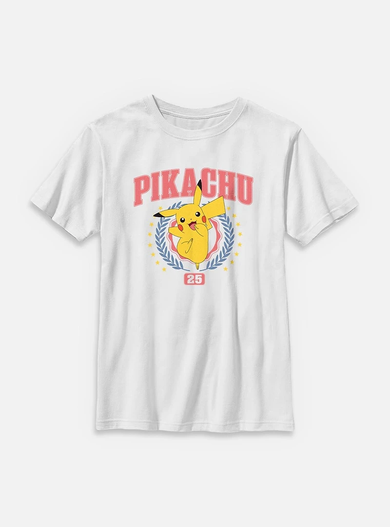 Pokemon Pikachu 25 Happy Youth T-Shirt